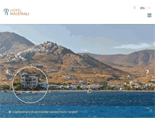 Tablet Screenshot of hotelmaistrali.com